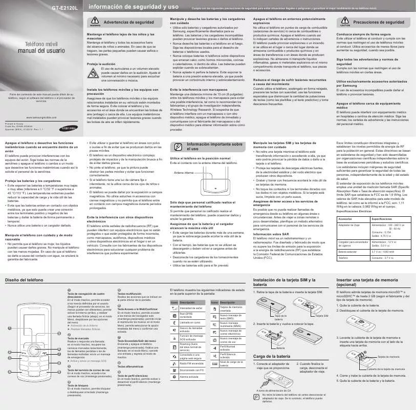 Mode d'emploi SAMSUNG E2120L