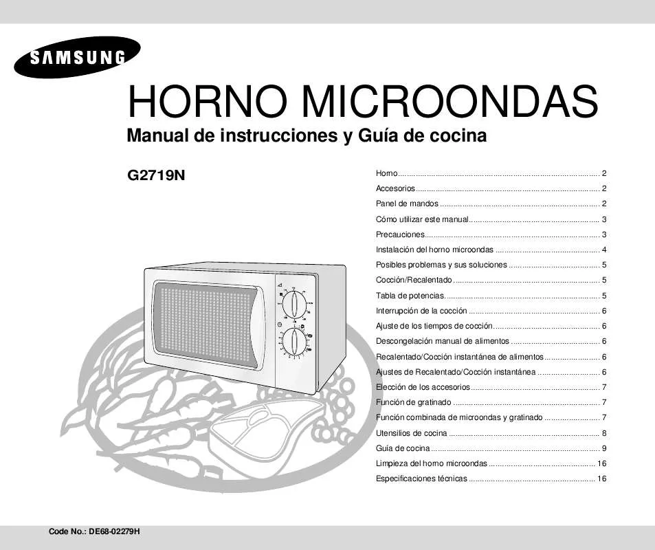 Mode d'emploi SAMSUNG G2719N