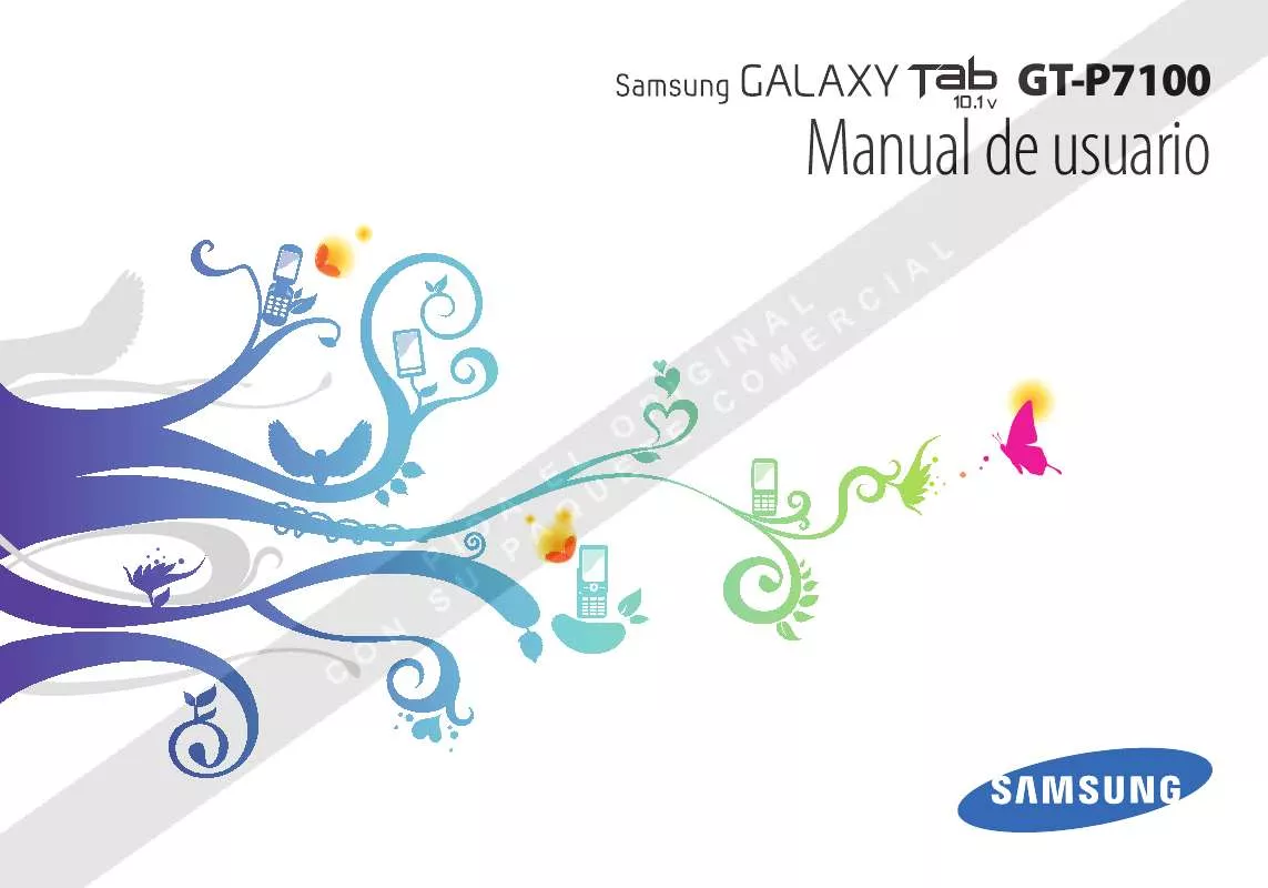 Mode d'emploi SAMSUNG GALAXY TAB 10.1V GT-P7100