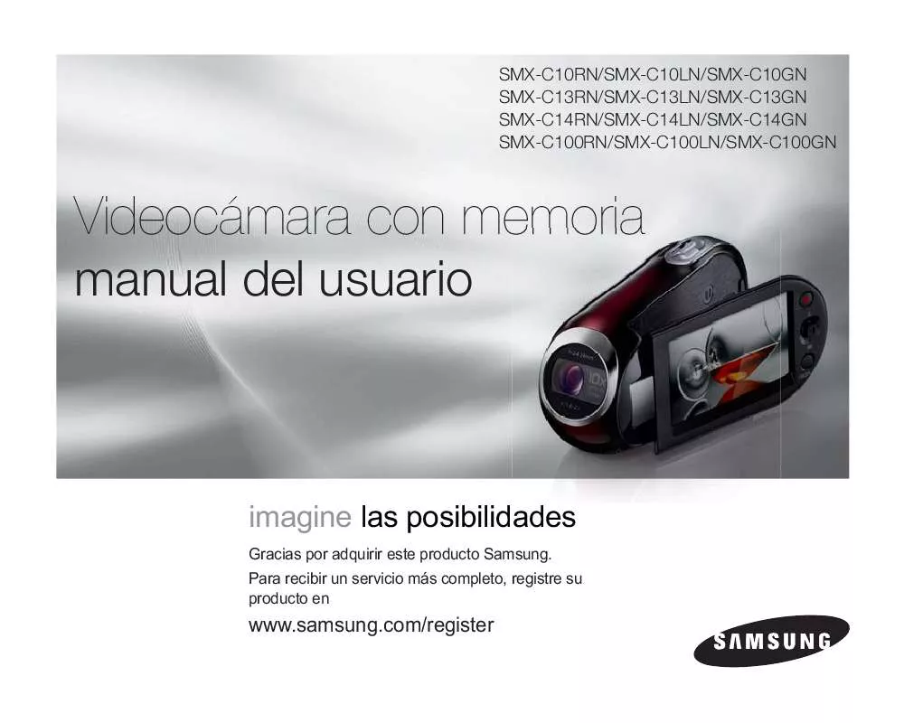 Mode d'emploi SAMSUNG HMX-U10SN