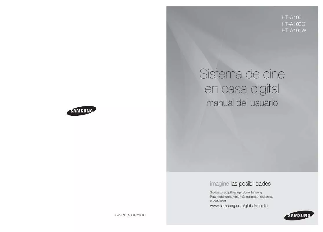 Mode d'emploi SAMSUNG HT-A100T