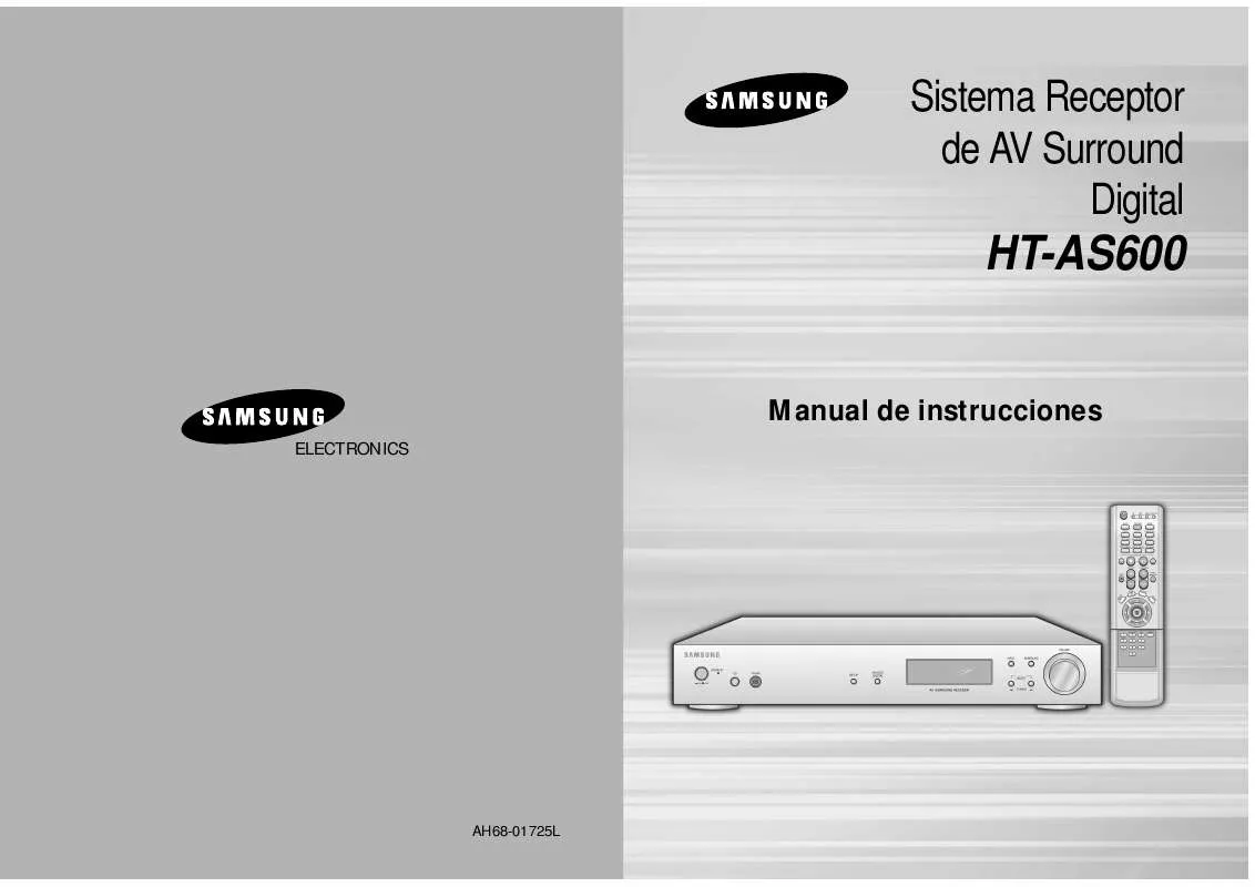 Mode d'emploi SAMSUNG HT-AS600