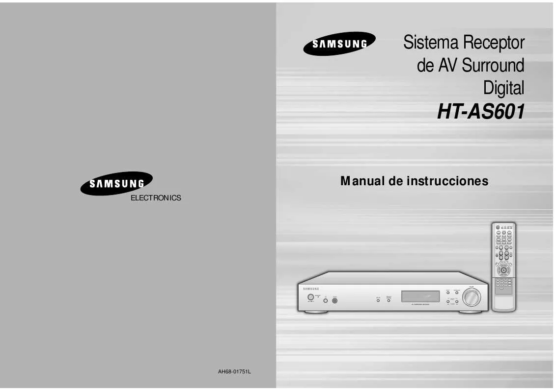 Mode d'emploi SAMSUNG HT-AS601