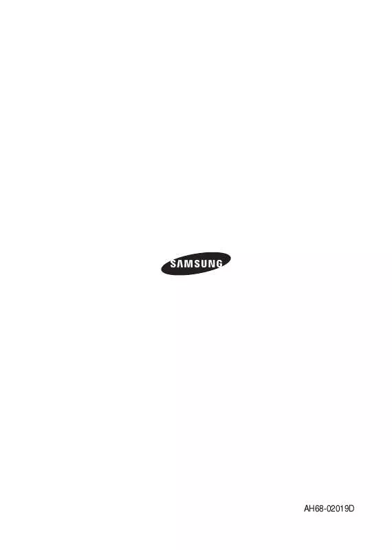 Mode d'emploi SAMSUNG HT-BD2R