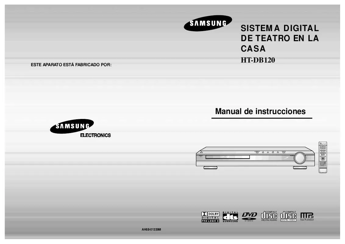 Mode d'emploi SAMSUNG HT-DB120