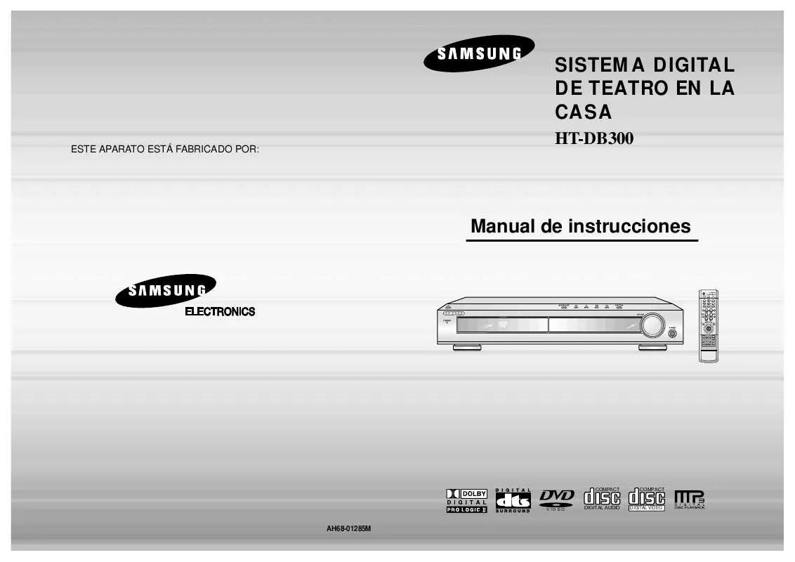 Mode d'emploi SAMSUNG HT-DB300