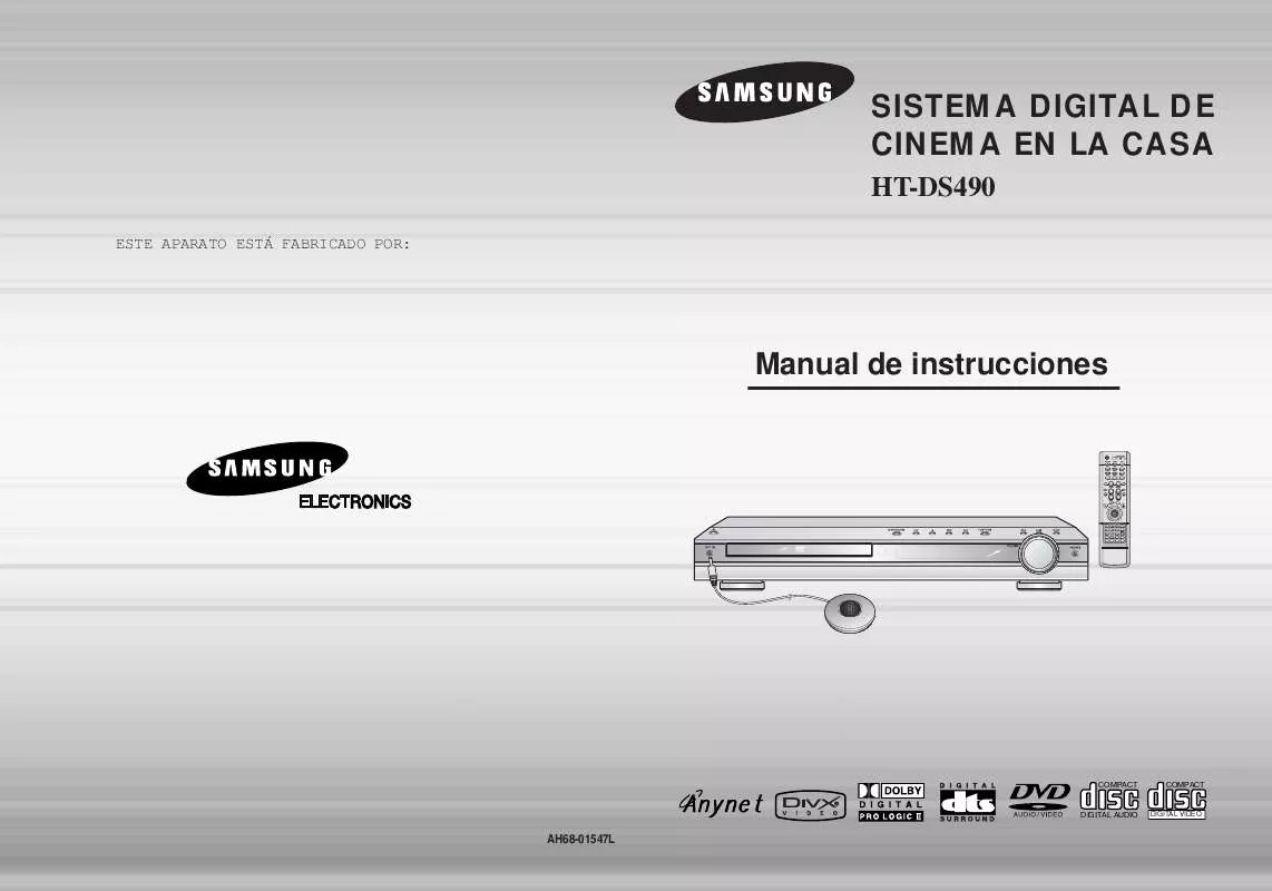 Mode d'emploi SAMSUNG HT-DS490