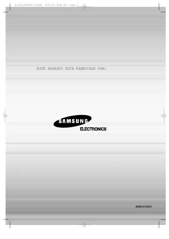 Mode d'emploi SAMSUNG HT-DS685T