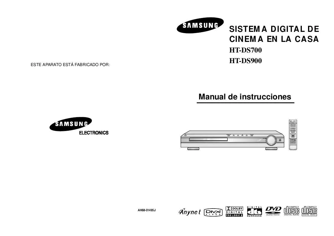 Mode d'emploi SAMSUNG HT-DS700