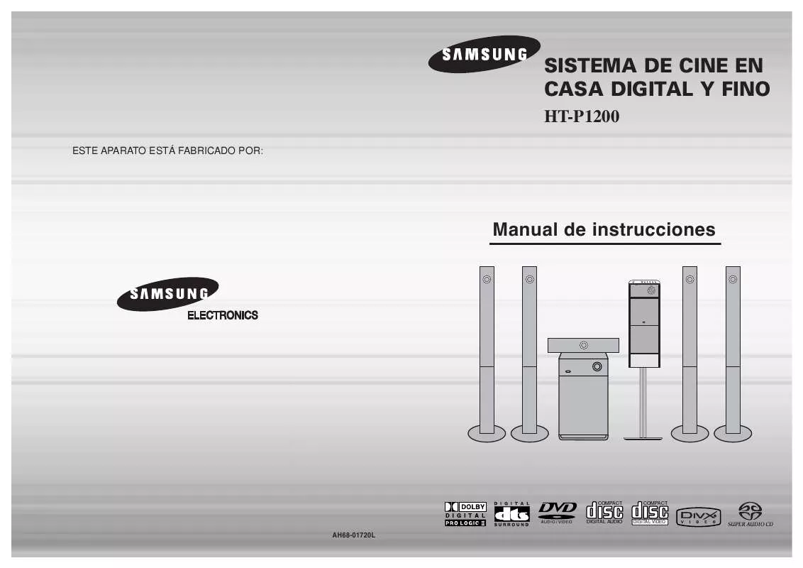 Mode d'emploi SAMSUNG HT-P1200