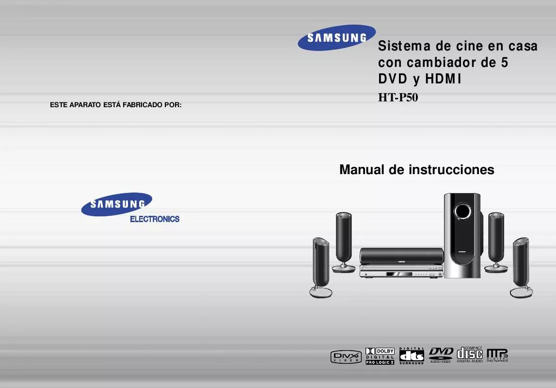 Mode d'emploi SAMSUNG HT-P50