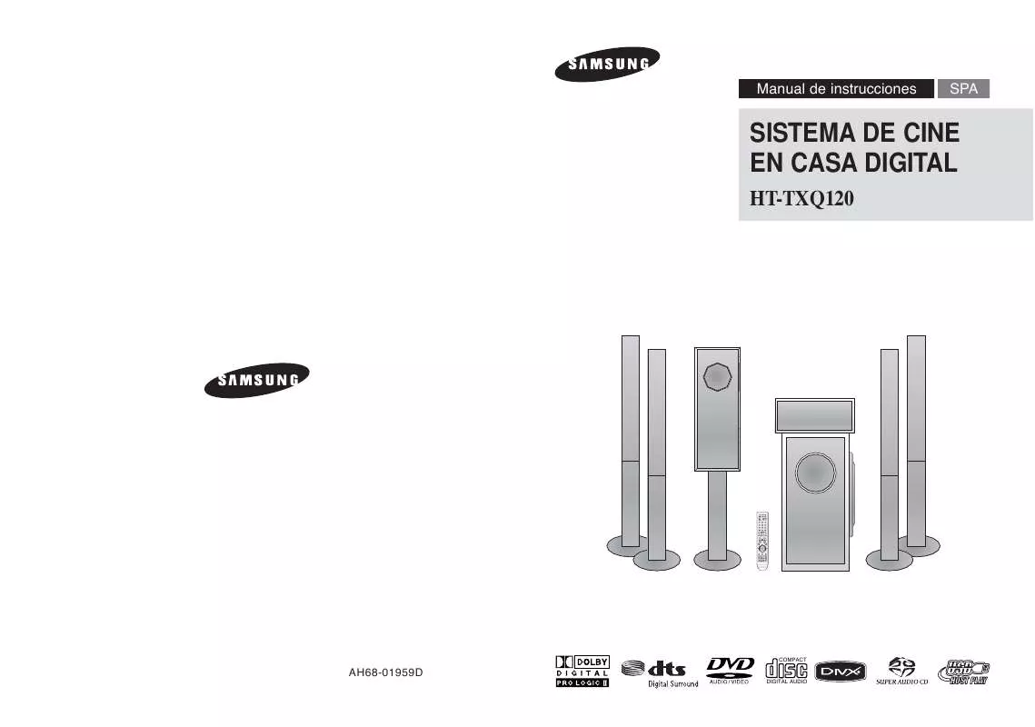 Mode d'emploi SAMSUNG HT-TXQ120R