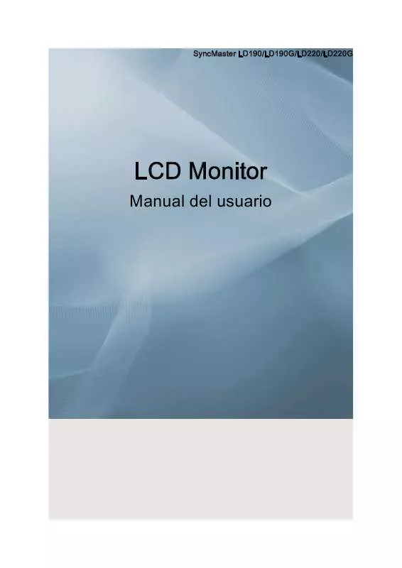 Mode d'emploi SAMSUNG LD220G