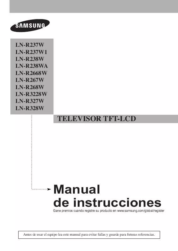 Mode d'emploi SAMSUNG LN-R238WA