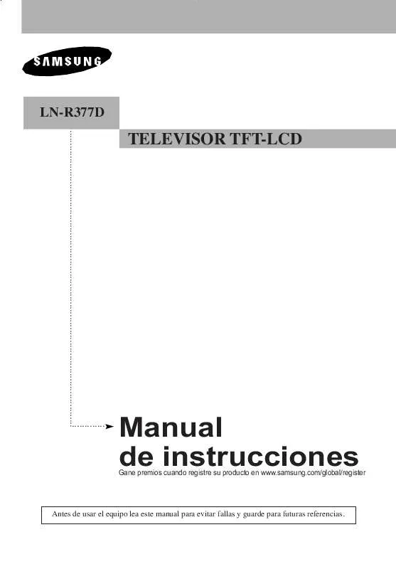 Mode d'emploi SAMSUNG LN-R377D