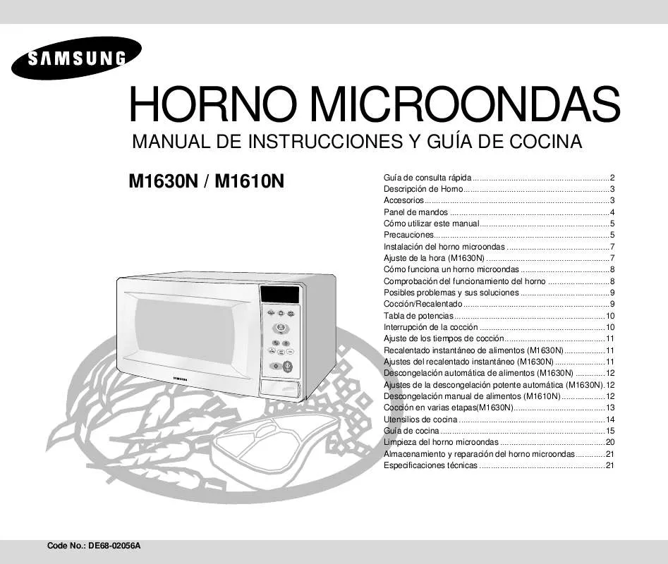 Mode d'emploi SAMSUNG M1610N