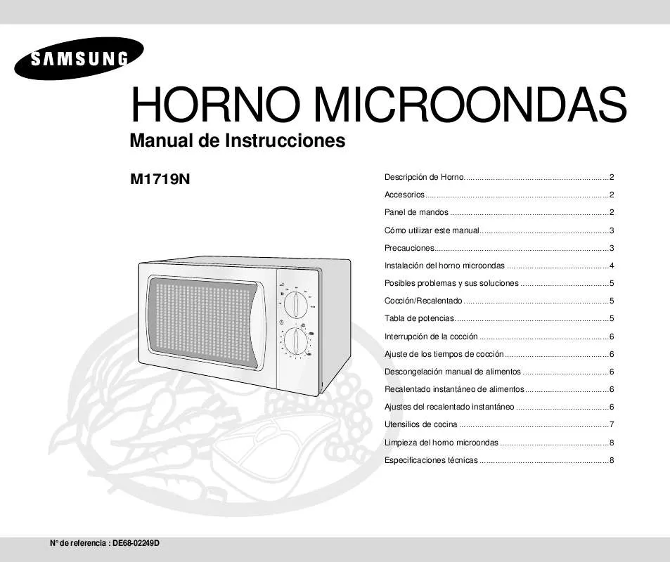 Mode d'emploi SAMSUNG M1719N