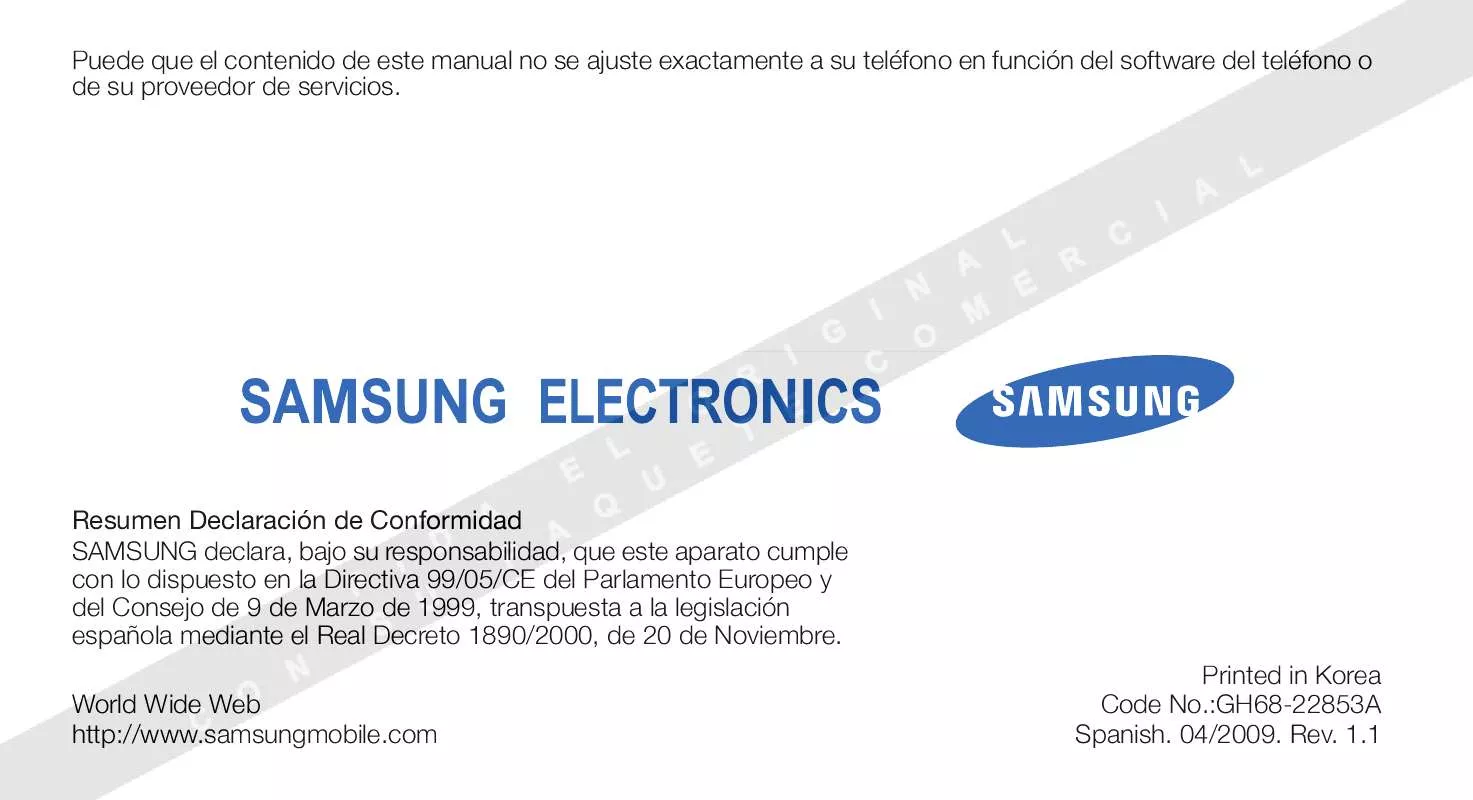 Mode d'emploi SAMSUNG M7600 BEAT DJ