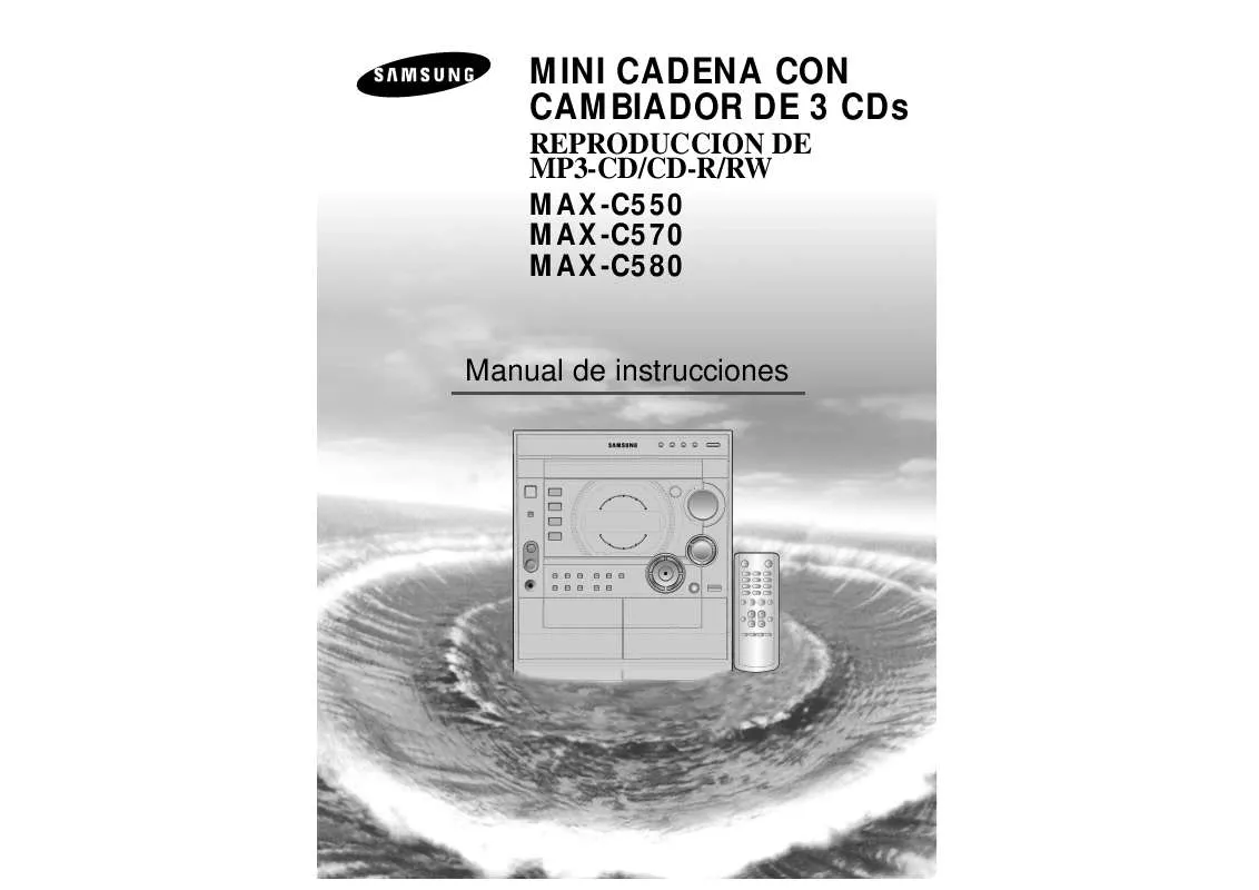 Mode d'emploi SAMSUNG MAX-C550T