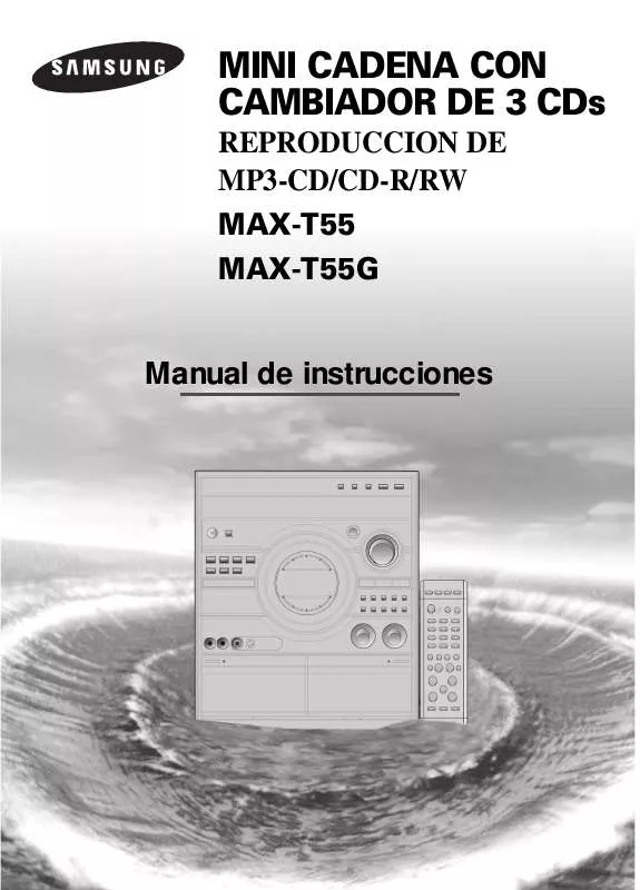 Mode d'emploi SAMSUNG MAX-T55