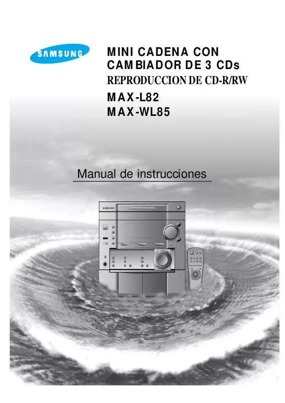 Mode d'emploi SAMSUNG MAX-WL85