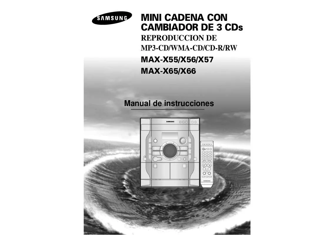 Mode d'emploi SAMSUNG MAX-X55BAT