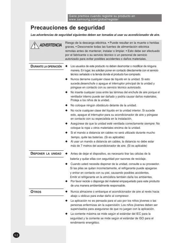 Mode d'emploi SAMSUNG MC12F2AN