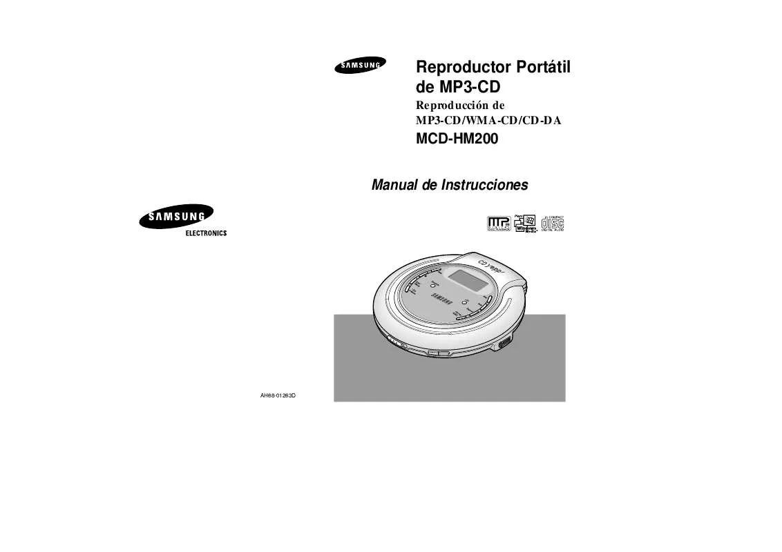 Mode d'emploi SAMSUNG MCD-HM200