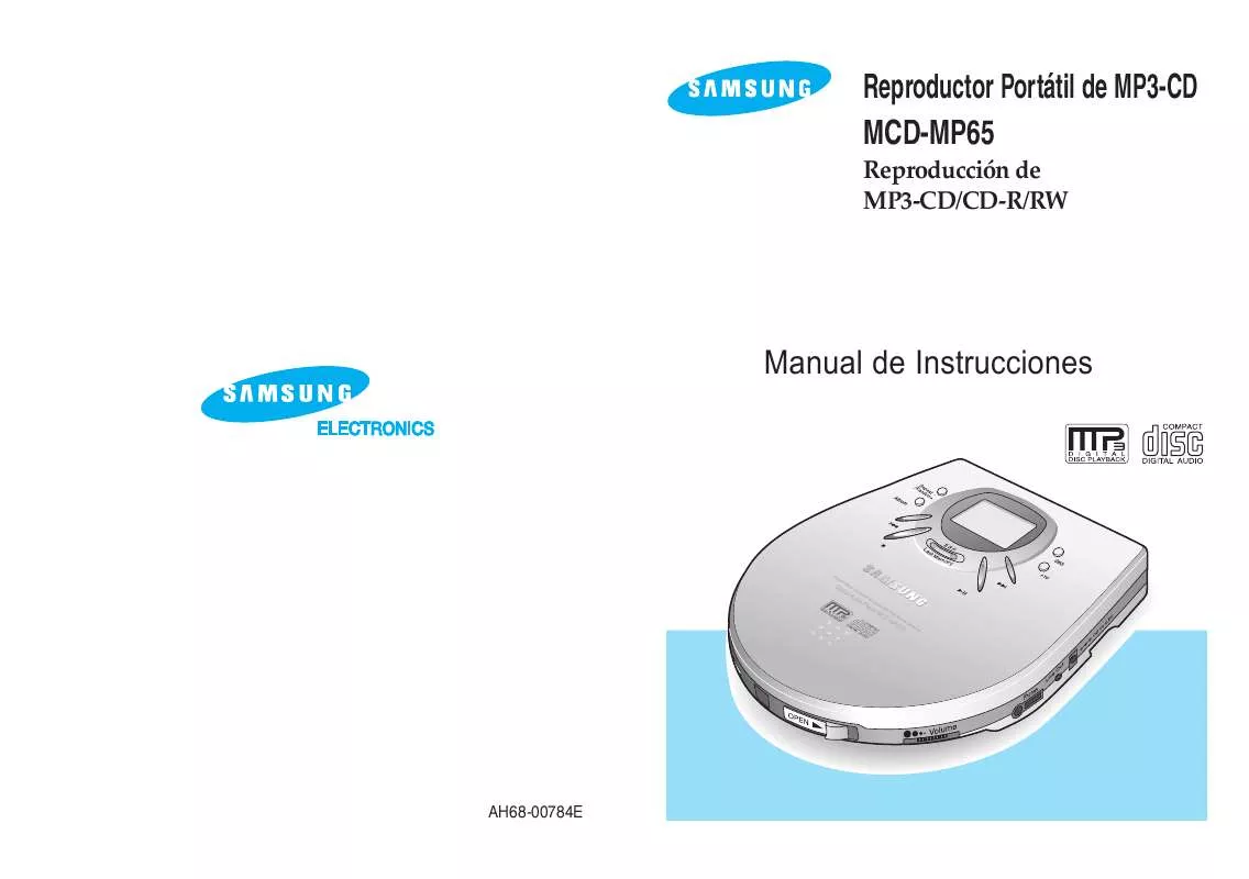 Mode d'emploi SAMSUNG MCD-MP65