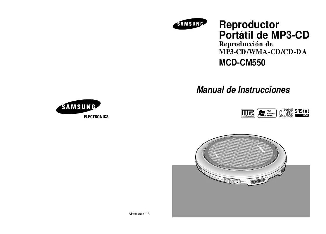 Mode d'emploi SAMSUNG MCD-CM550