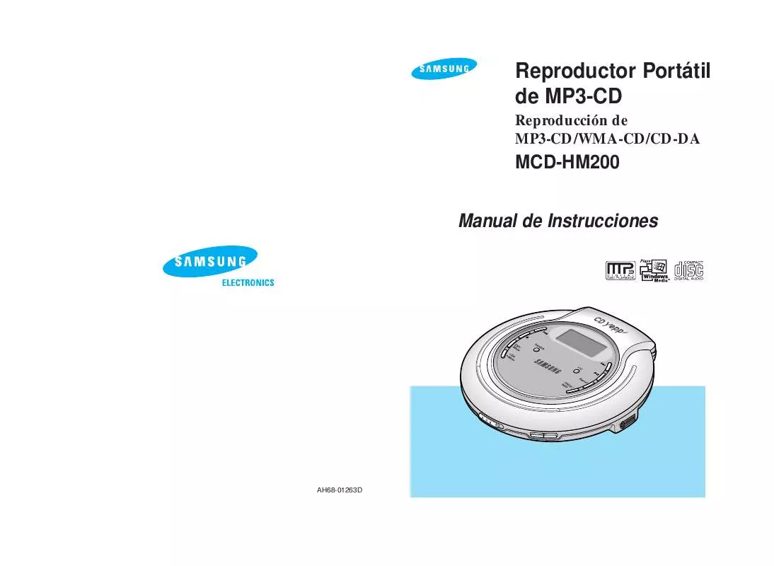 Mode d'emploi SAMSUNG MCD-HM200H