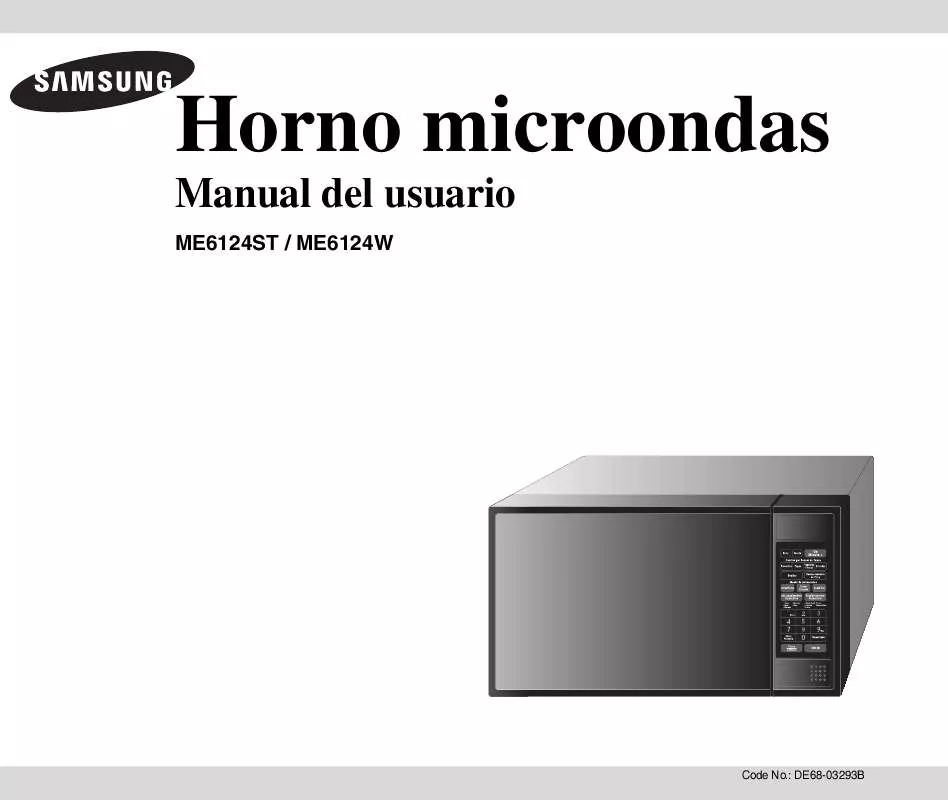 Mode d'emploi SAMSUNG ME6124ST