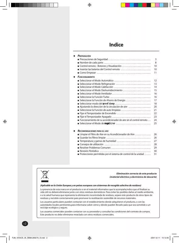 Mode d'emploi SAMSUNG MH035FVEA