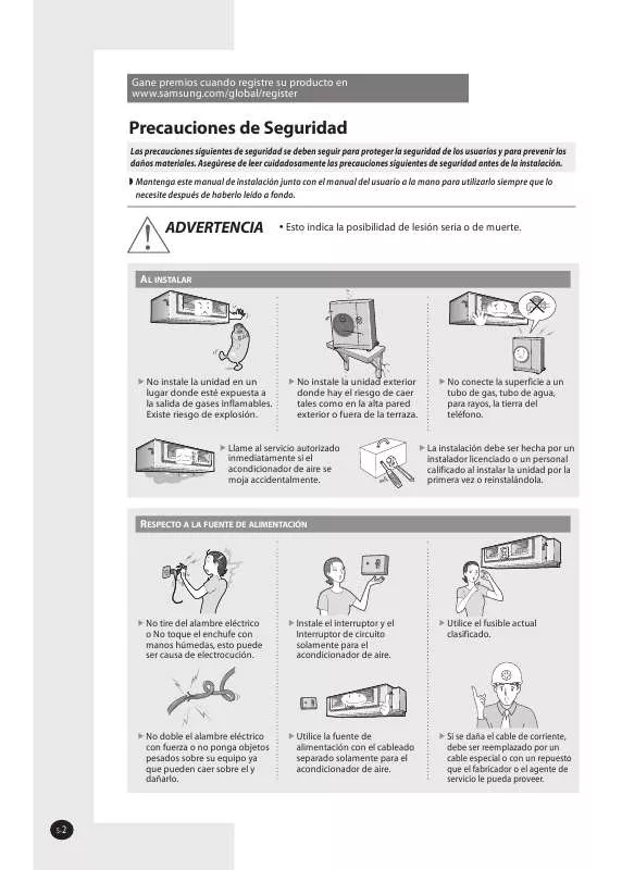 Mode d'emploi SAMSUNG MH052FUEA