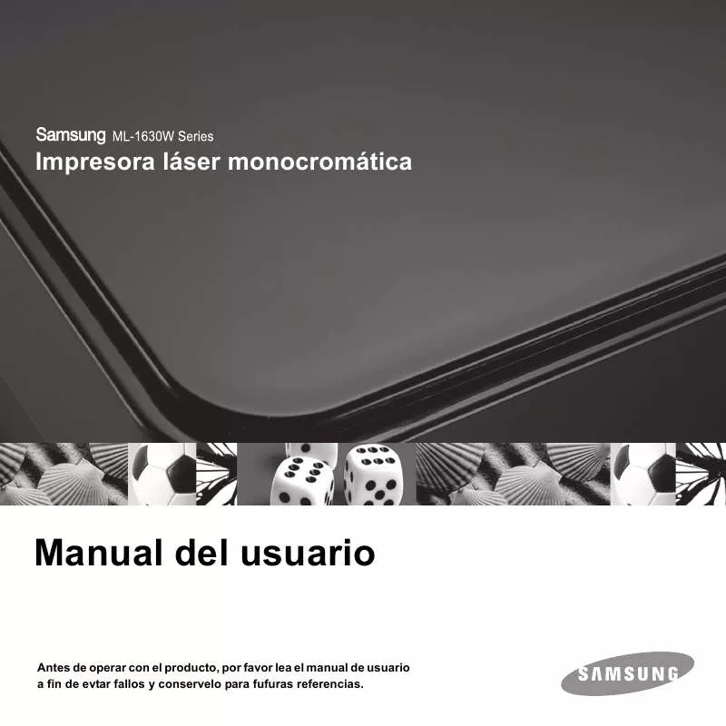 Mode d'emploi SAMSUNG ML-1630W/XAA