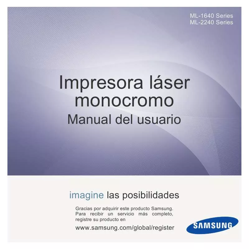 Mode d'emploi SAMSUNG ML-1640/XAA