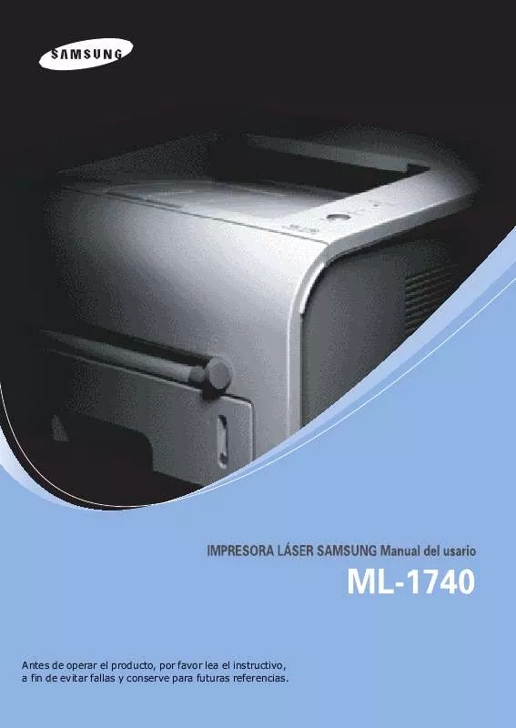 Mode d'emploi SAMSUNG ML-1740