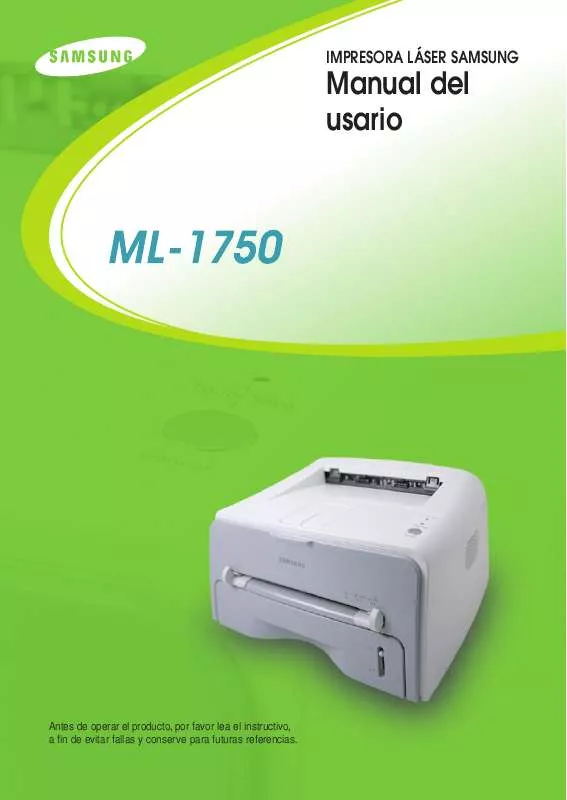 Mode d'emploi SAMSUNG ML-1750