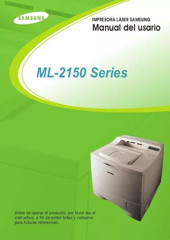 Mode d'emploi SAMSUNG ML-2152W