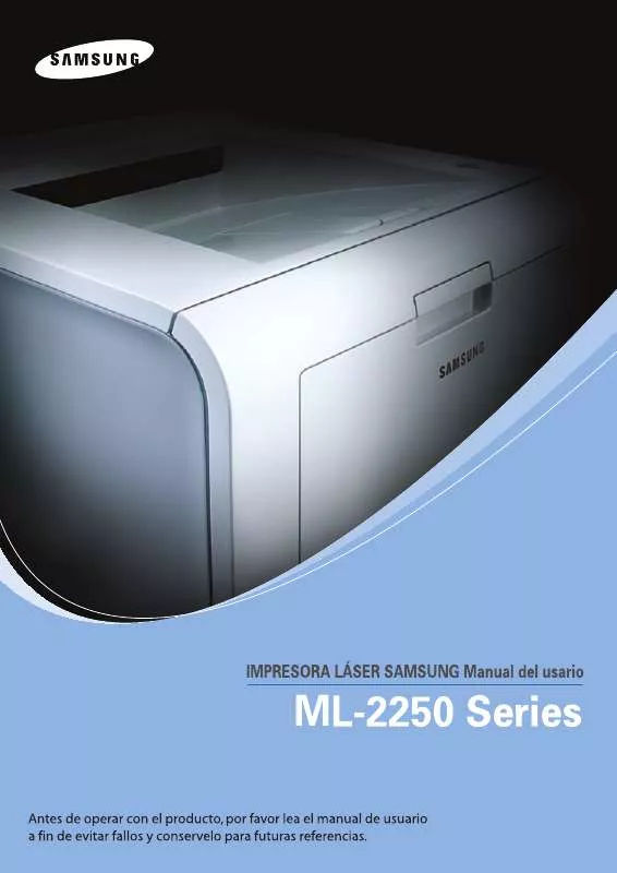 Mode d'emploi SAMSUNG ML-2250