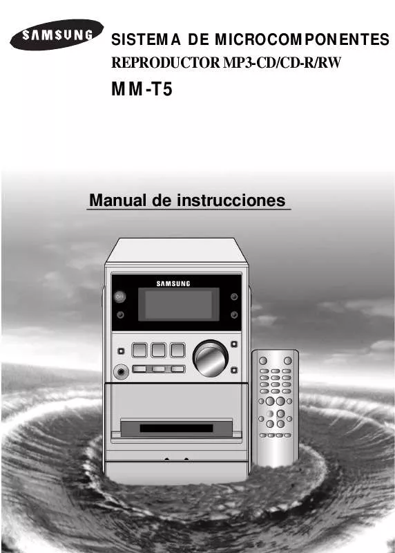 Mode d'emploi SAMSUNG MM-T5R