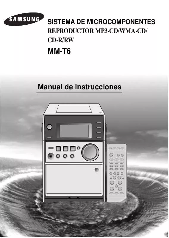 Mode d'emploi SAMSUNG MM-T6