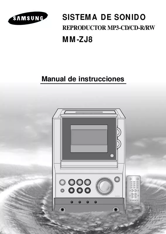 Mode d'emploi SAMSUNG MM-ZJ8