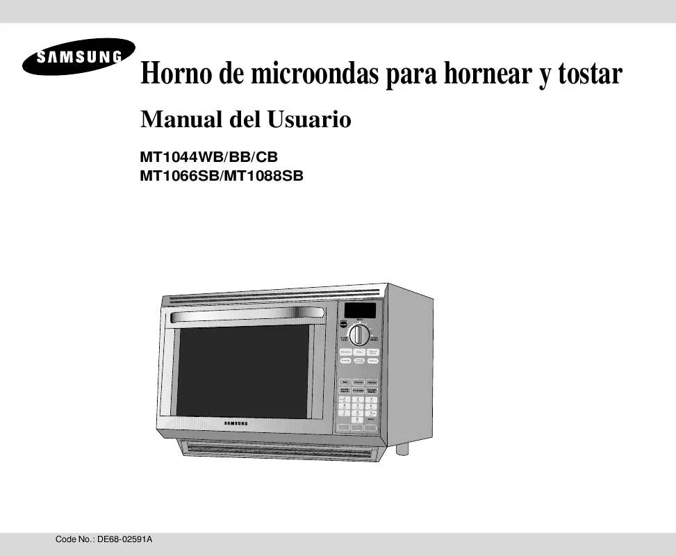 Mode d'emploi SAMSUNG MT1066SB