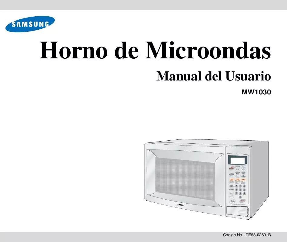 Mode d'emploi SAMSUNG MW1030WE