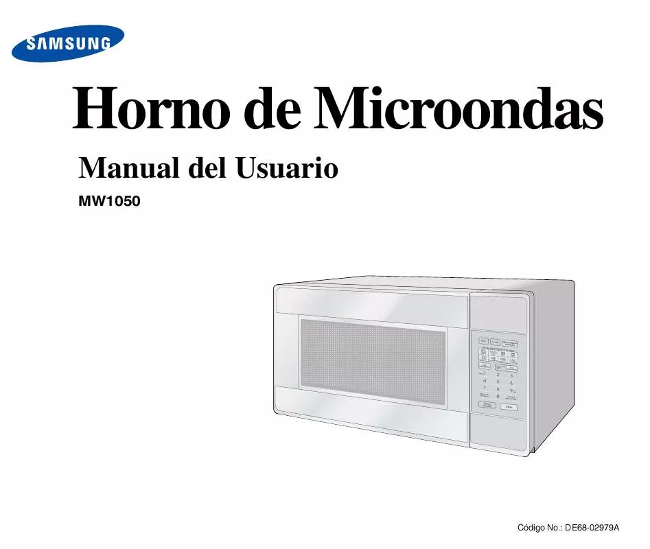 Mode d'emploi SAMSUNG MW1050