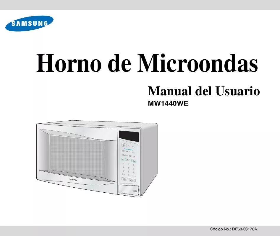 Mode d'emploi SAMSUNG MW1440WE