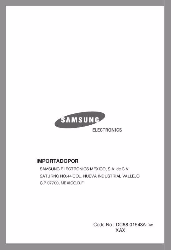 Mode d'emploi SAMSUNG P1003J