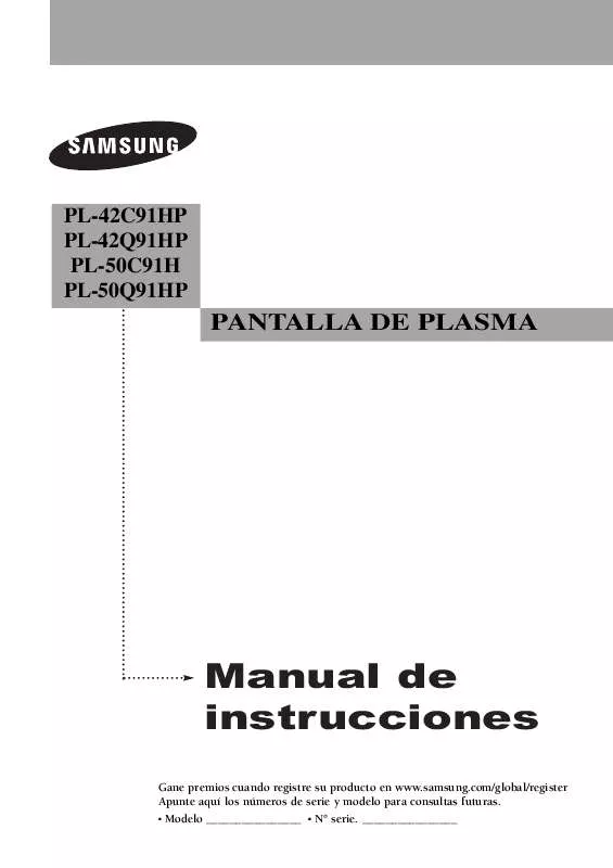 Mode d'emploi SAMSUNG PL-42Q91HP