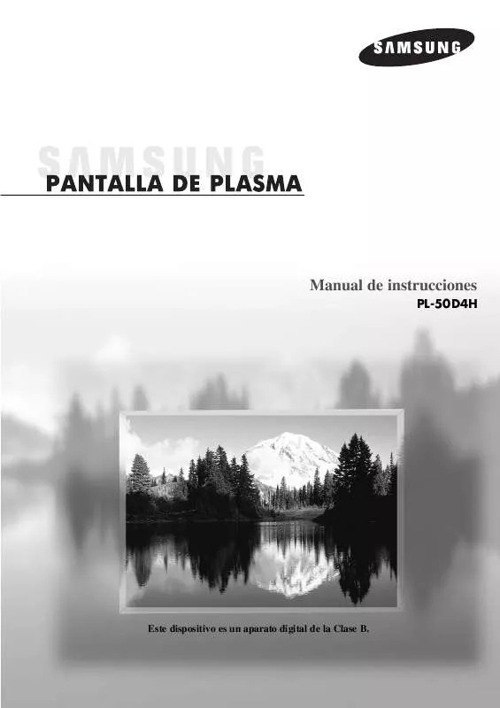 Mode d'emploi SAMSUNG PL-50D4H